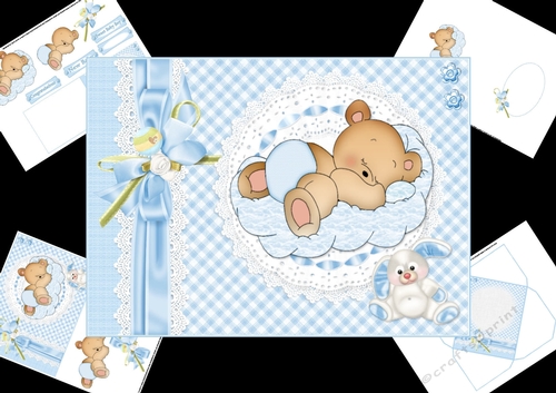 What an angel new baby boy mini kit