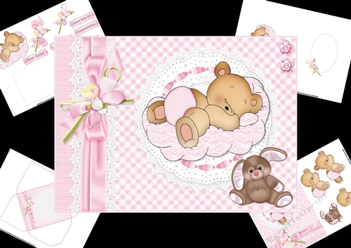 What an angel new baby girl mini kit