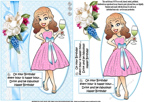 Sarah and happy hour quick card