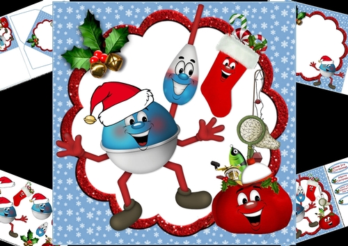 8X8 laughing because its Christmas fishing mini kit
