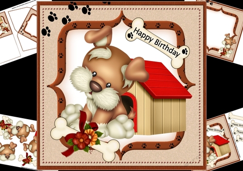 8x8 Special puppy friend wishes