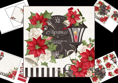 8x8 the Christmas lantern mini kit