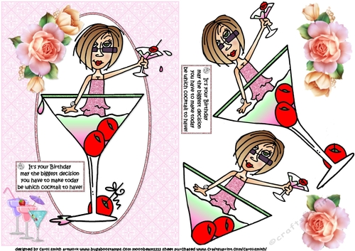 J.J has cocktails for her birthday 