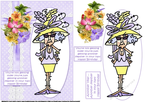 Stella gets another feather in her hat  2 quick card