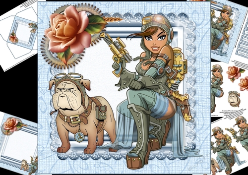 8x8 Brianna blaster and col. Macallum mini kit