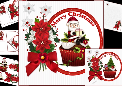 8x8 sweet Christmas choice of two  mini kit