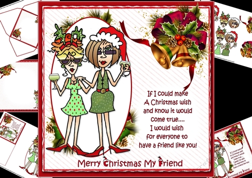 8x8 Rita has a Christmas wish mini kit