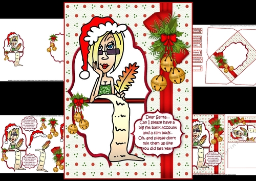 J.J letter to Santa mini kit