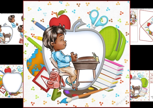 8x8 Ready to go to school ethnic mini kit