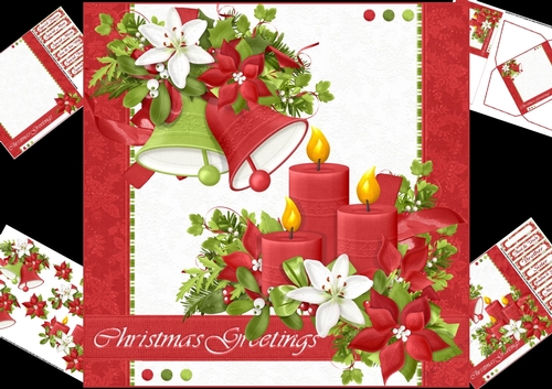 8x8 Christmas linen magic mini kit
