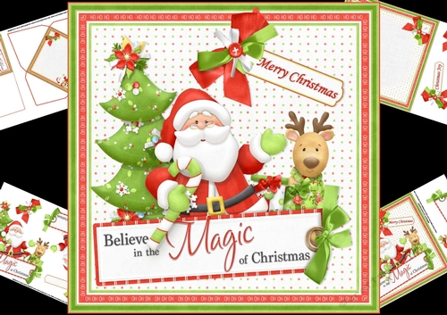 8x8 Ho Ho Ho The magic of Christmas mini kit