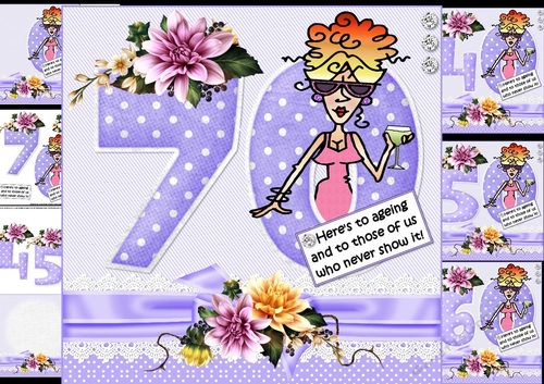 8x8 Rita is celebrating 70th choice of ages mini kit
