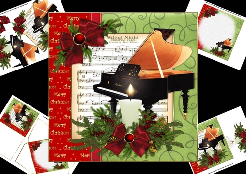 7x7 the Christmas piano mini kit