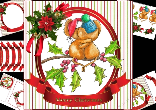 8x8 Holly mice couple mini kit