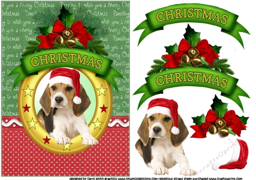 Christmas wishes Beagle