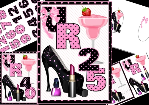 Female birthday choice of any age mini kit