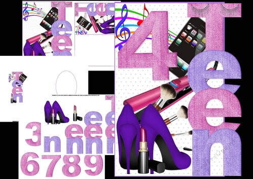 Teen girl over the edge mini kit
