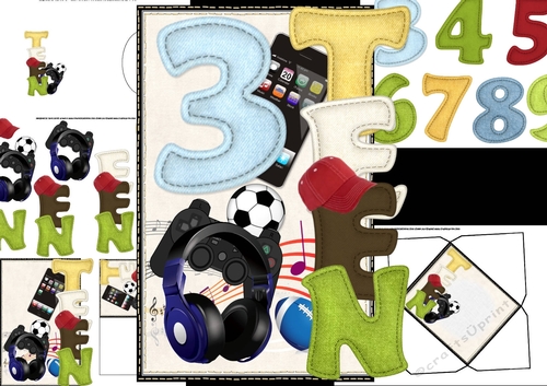 Teen boy over the edge mini kit