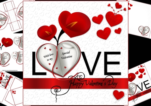 8x8 my special valentine mini kit