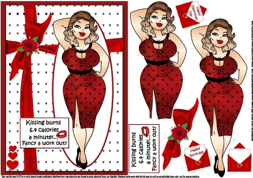 Foxy Mama wants a valentine kiss 