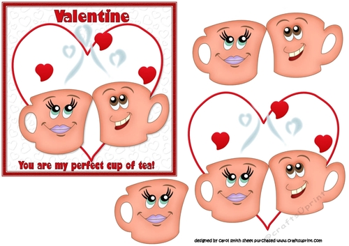 Valentine cup of tea