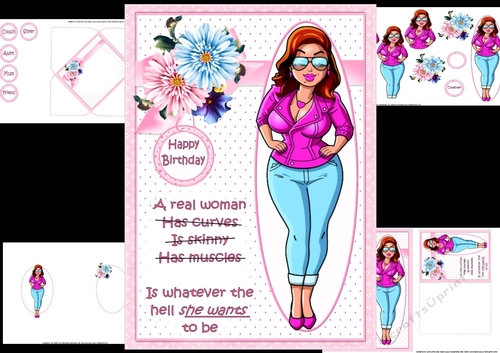 Foxy lady is a real woman mini kit