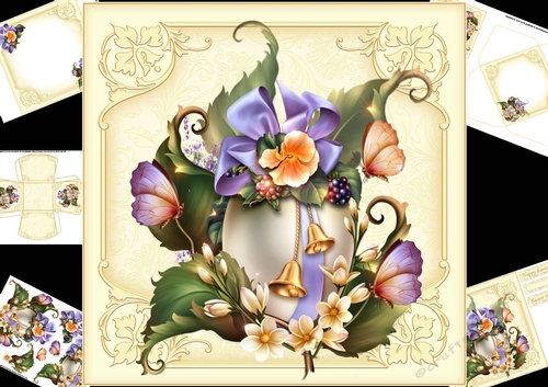 8x8 the luxury of Easter mini kit