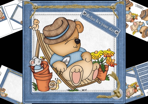 8x8 relax its your day gardening Ted mini kit