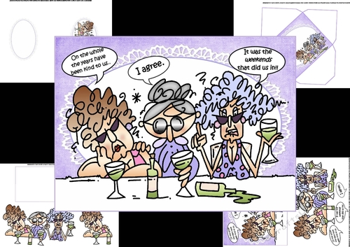 Stella and her friends reminisce mini kit