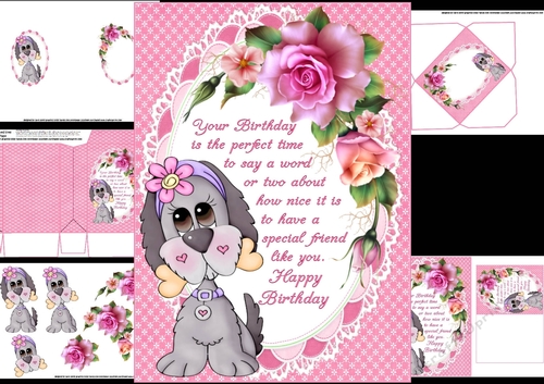 Poppy send her friend special birthday wishes mini kit