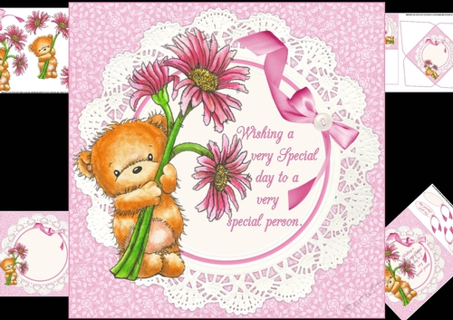 8x8 special wishes for a special person pink mini kit