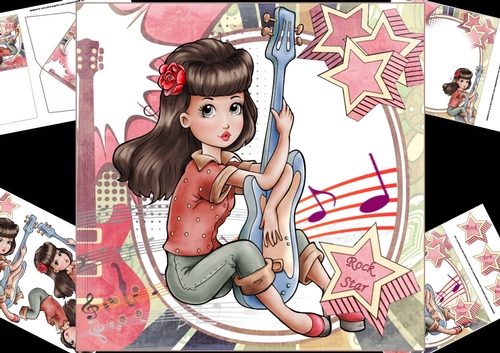 8x8 rock star teen mini kit
