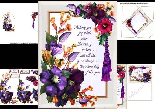 Floral riot with verse mini kit