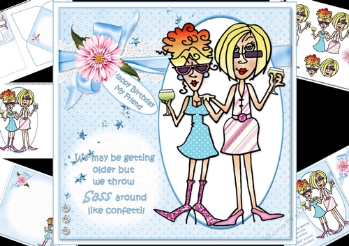 8x8 JJ and Rita have sass mini kit