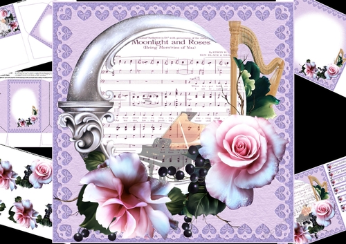 8x8 moonlight and roses anniversary mini kit