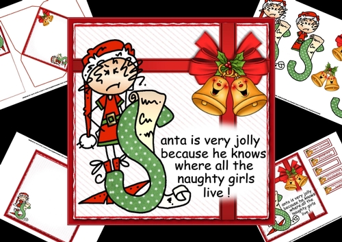 7x7 Santa is very Jolly mini kit