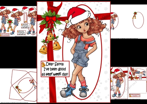 The teen diva writes to Santa mini kit