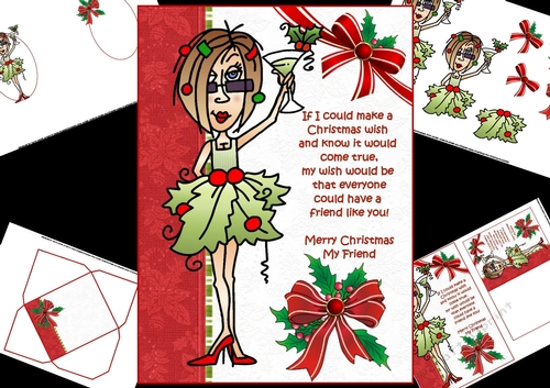 J.J. Christmas wish for a friend mini kit