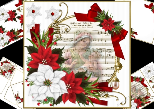 8x8 Silent night nativity mini kit