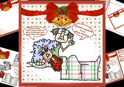8x8 Stella and Gus and their Christmas relations mini kit