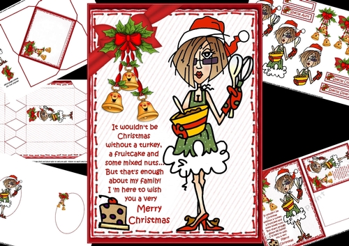 JJ and her fruitcake family mini kit