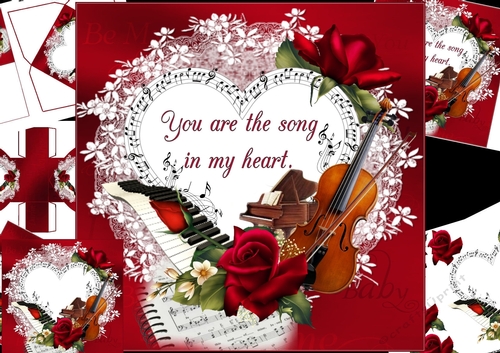 8x8 you are the song in my heart mini kit