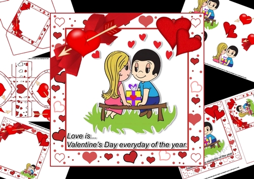 7x7 Love is....mini kit