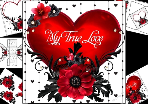 8x8 My true love mini kit