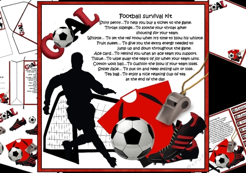 8x8 football survival kit mini kit