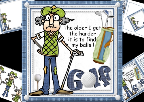 8x8 Gus about his golf balls mini kit