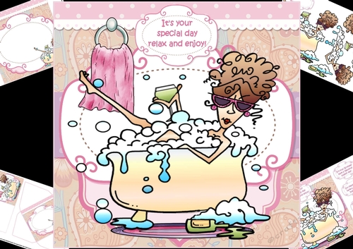8x8 Rita on your special day birthday or mothers day mini kit