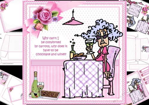 8x8 Stella wine and chocolate mini kit