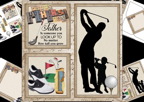 8x8 a special father golf mini kit