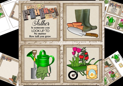 8x8 a special father gardening mini kit